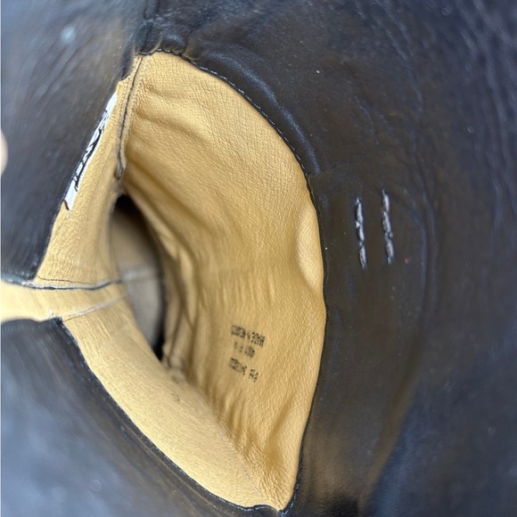 Frye Womens #76222 Jamie Ring Black StoneWashed Leather Riding Boots Size 8.5 - Picture 8 of 9